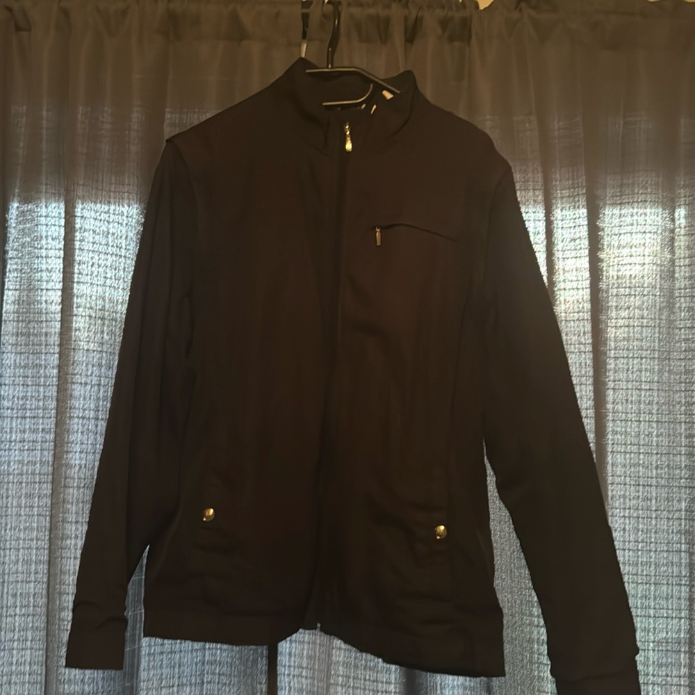 Full Black Windbreaker